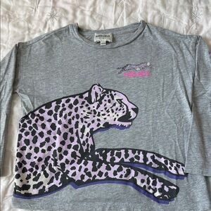 Kenzo Gray and Purple Kids Jersey